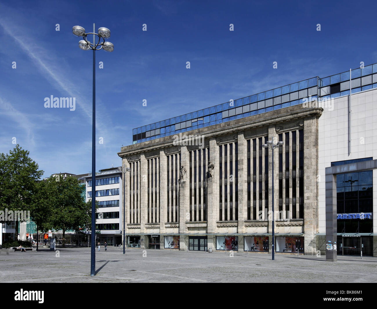 Facade of the former department store Theodor Althoff, today Karstadt department store, Dortmund, North Rhine-Westphalia, Germa Stock Photo