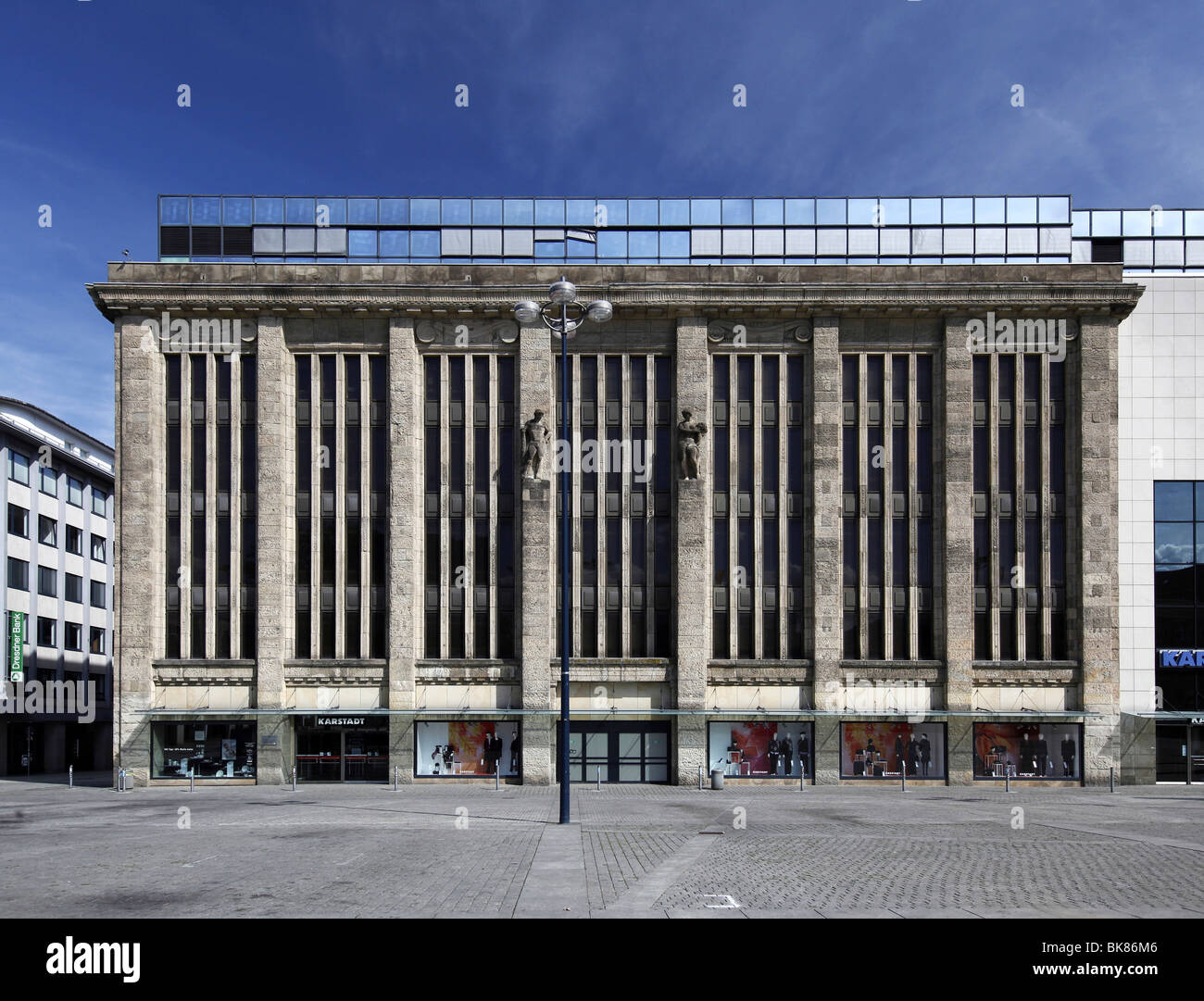 Facade of the former department store Theodor Althoff, today Karstadt department store, Dortmund, North Rhine-Westphalia, Germa Stock Photo