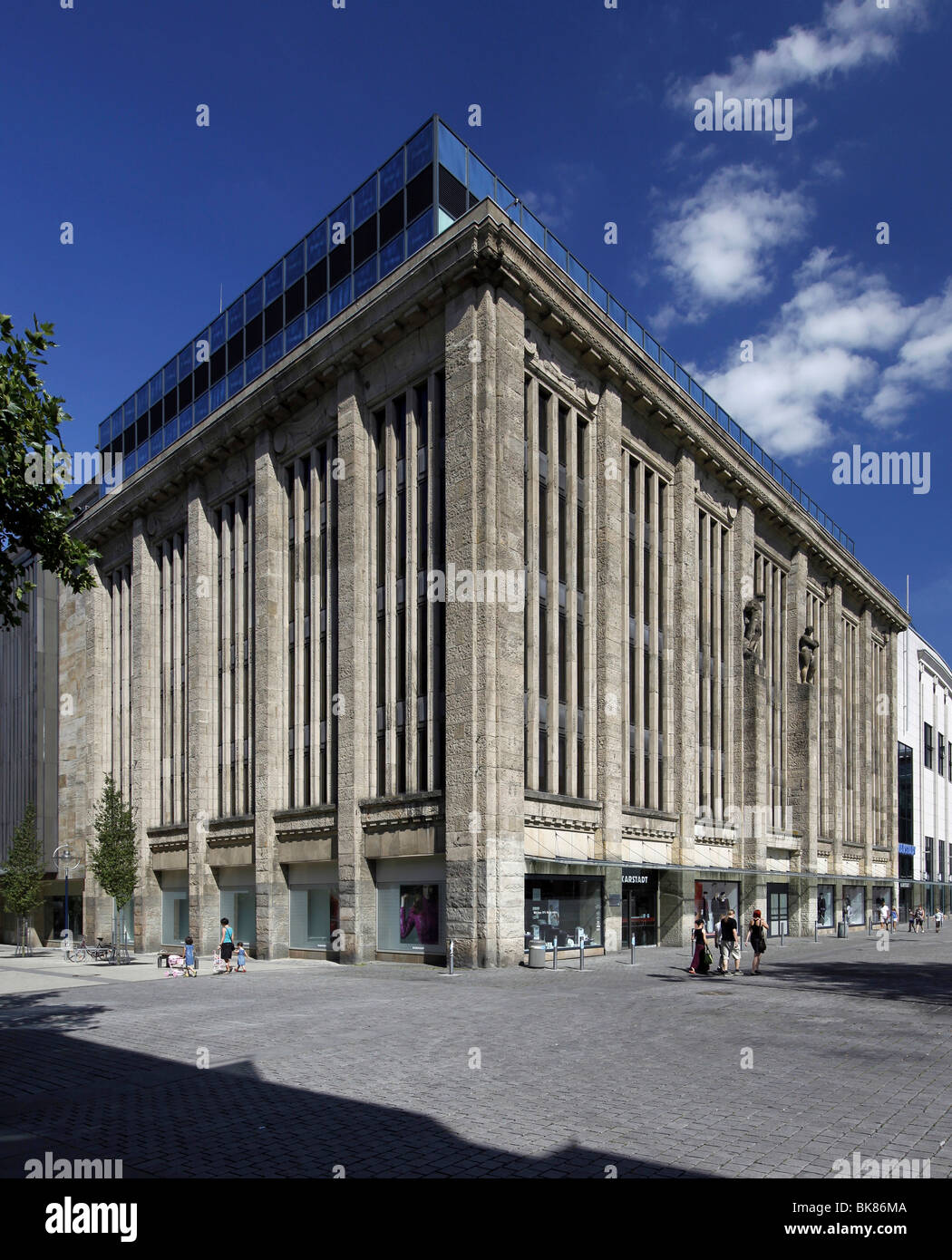 Facade of the former department store Theodor Althoff, now Karstadt department store, Dortmund, North Rhine-Westphalia, Germany Stock Photo