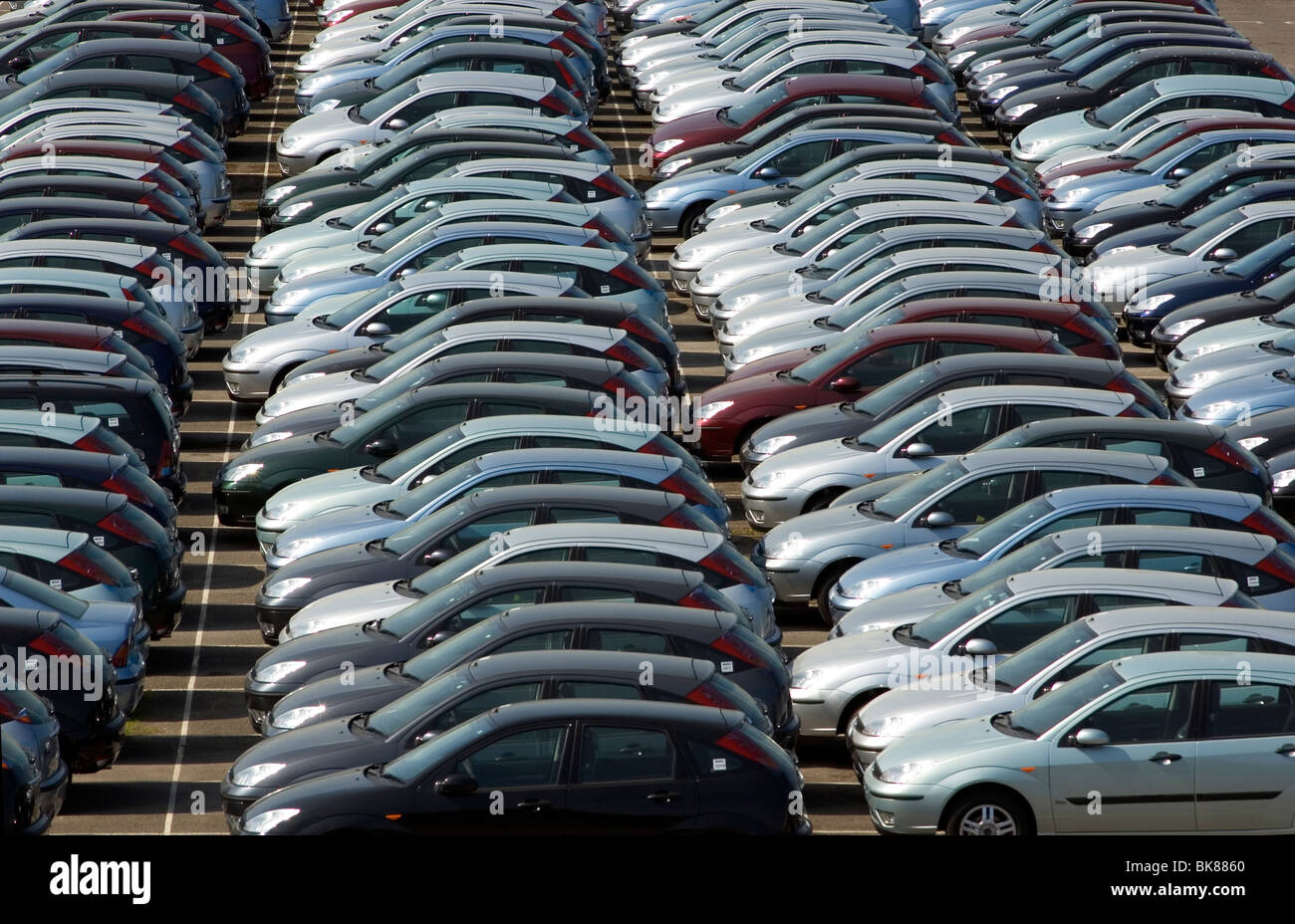 Southampton Docks, Cars Stock Photo Alamy
