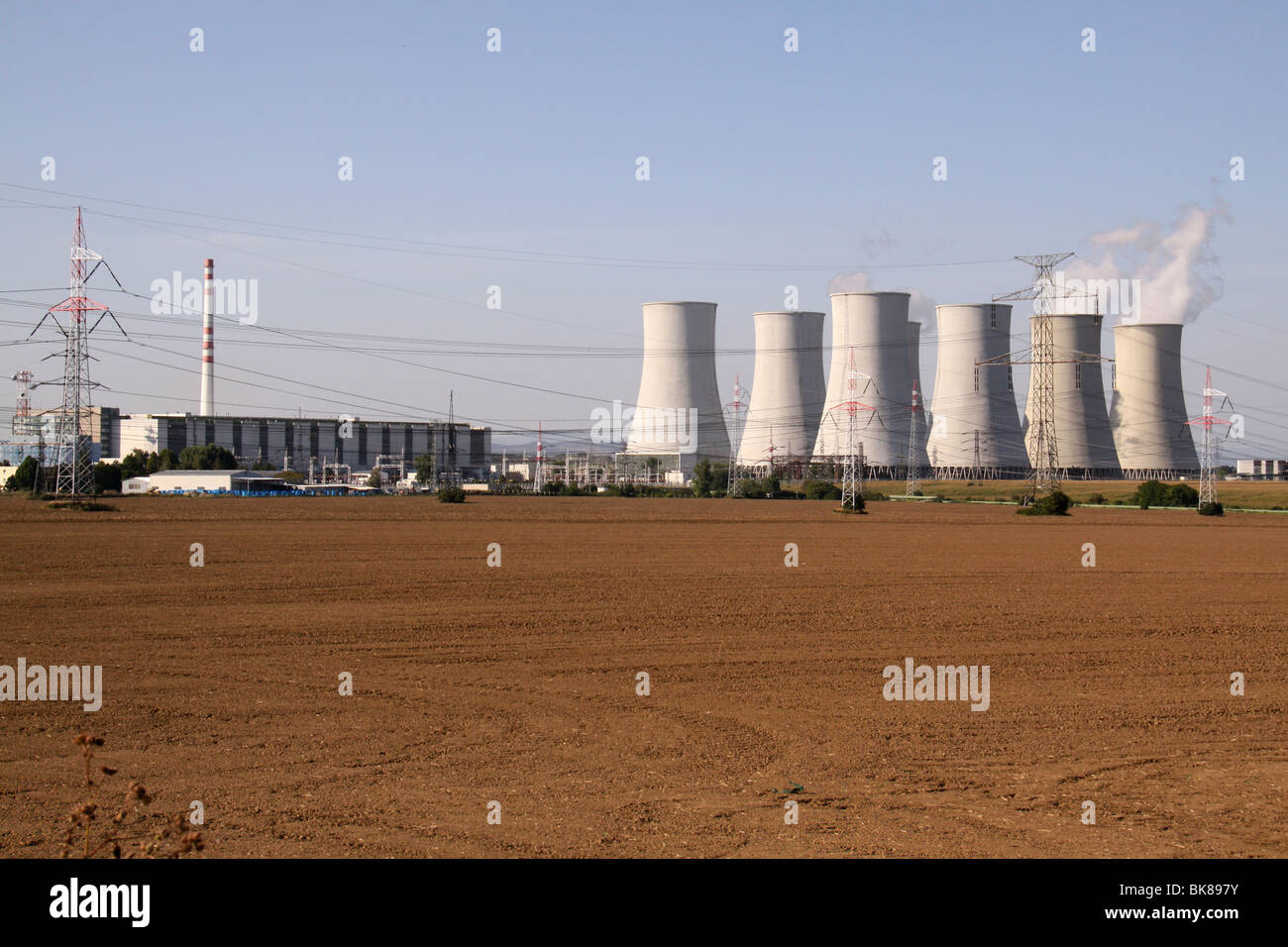 Bohunice Nuclear Power Plant, Slovakia, Europe Stock Photo