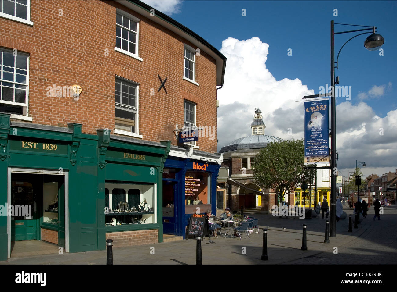 High Wycombe, Market Place Stock Photo