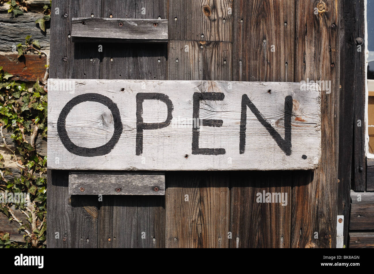 Open for Business - John Gollop Stock Photo