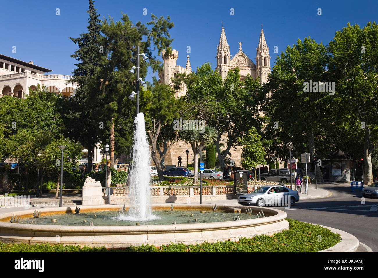 Placa de la Reina, Palma de Mallorca, Majorca, Spain, Europe Stock Photo
