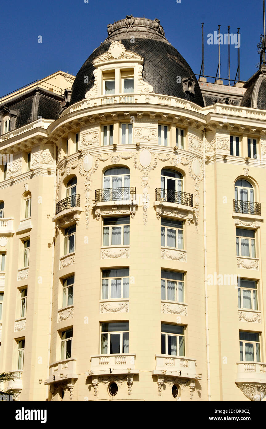 Facade of the Palace Hotel, Madrid, Spain, Iberian Peninsula, Europe Stock Photo