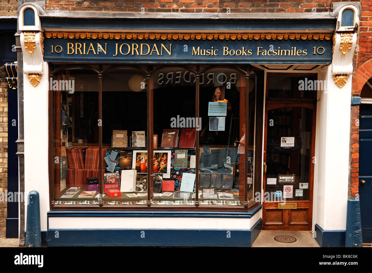 Old bookstore in 10 Green Street, Cambridge, Cambridgeshire, England, United Kingdom, Europe Stock Photo