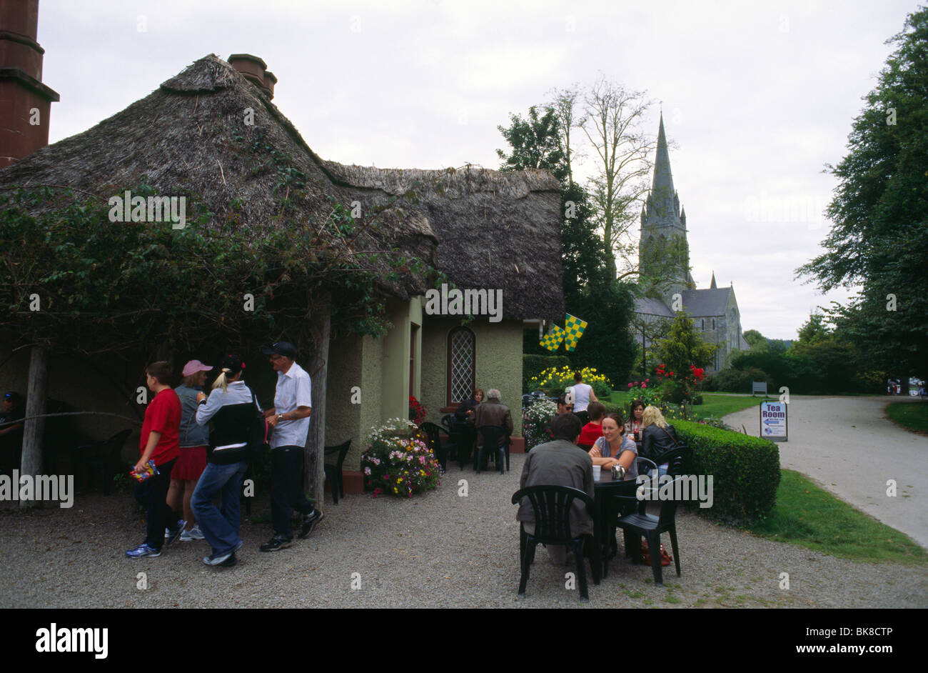 Tea House in Killarney House and Gardens, County Kerry, Ireland, in September 2009 Stock Photo