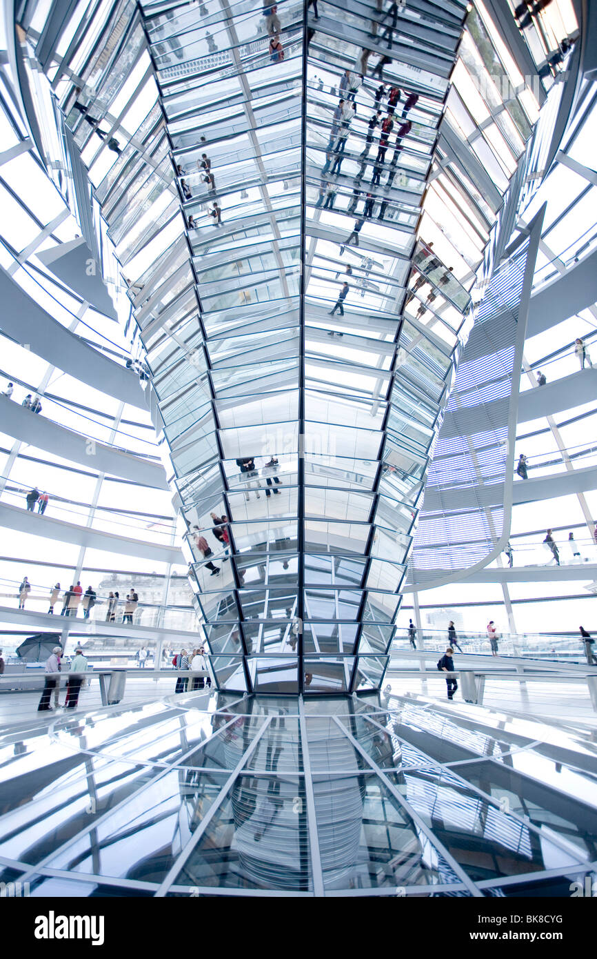 Interior view of the Reichstag building, Berlin, Germany, Europe Stock ...
