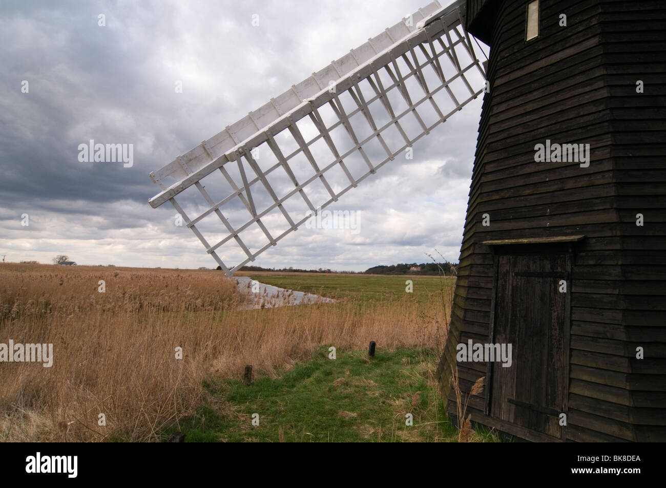 Herringfleet Mill Herringfleet Suffolk England UK Stock Photo - Alamy