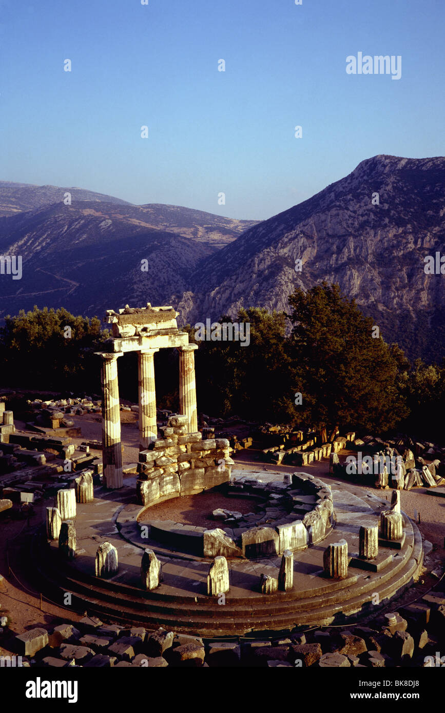 Ancient Delphi, Daytime View Stock Photo