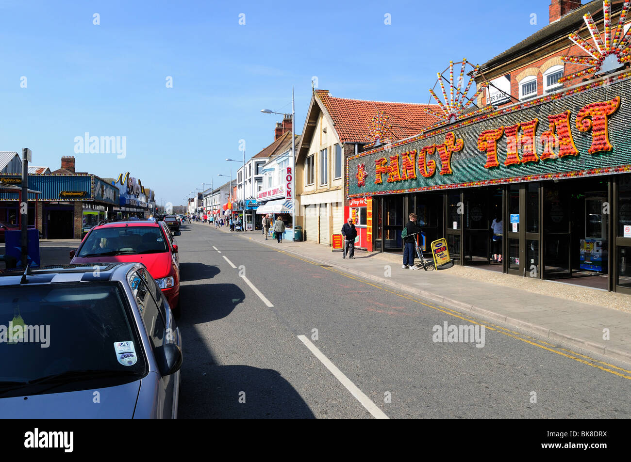 Mablethorpe High Street Lincolnshire England Stock Photo Alamy