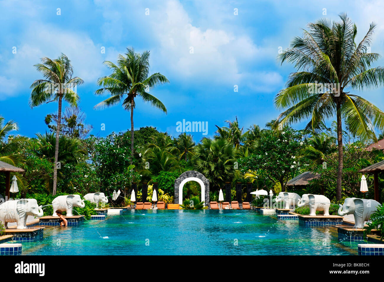 Bandara Resort at Mae Nam Beach, Ko Samui island, Thailand, Asia Stock Photo