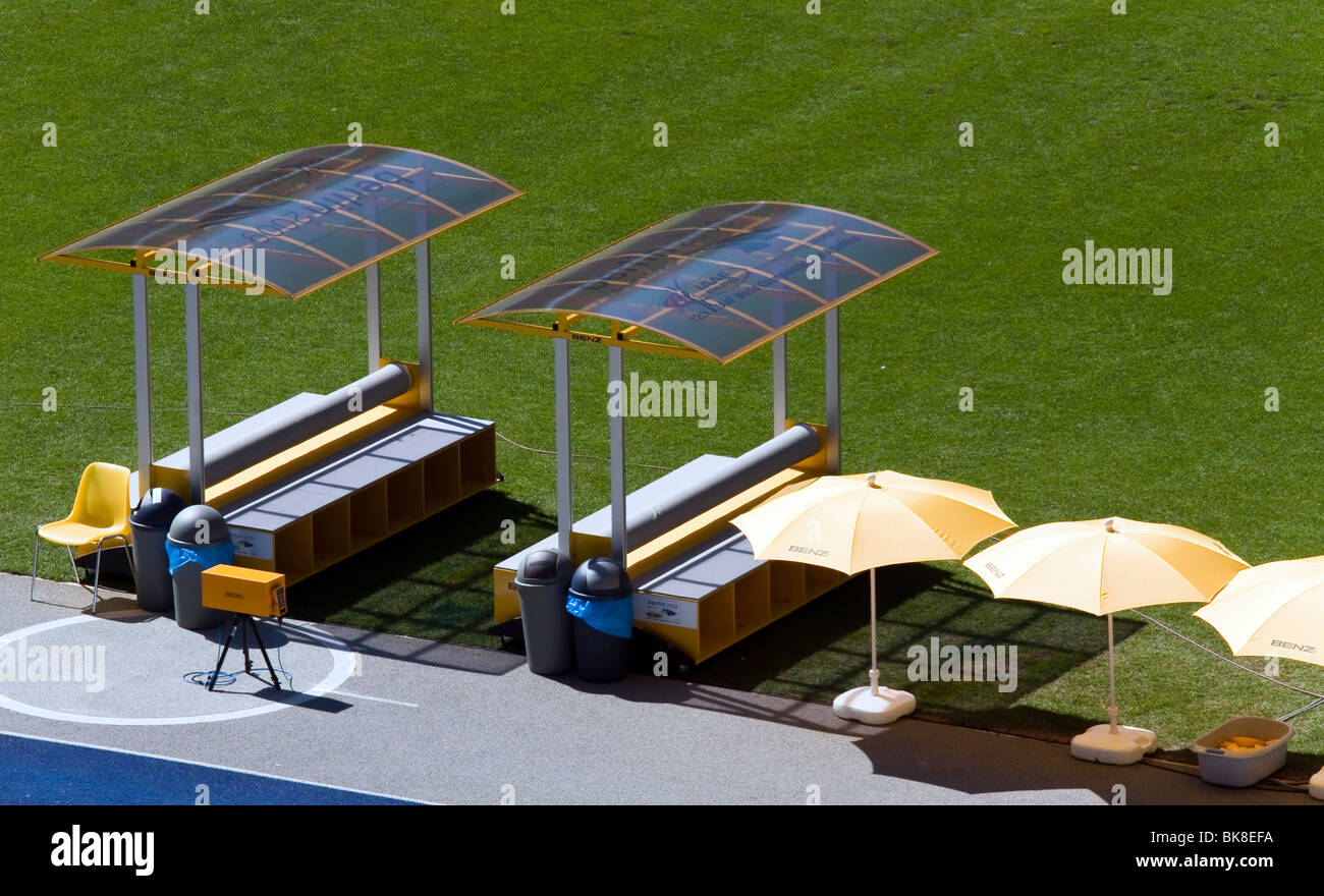 View of the pole vault runway at the World Championships in Athletics