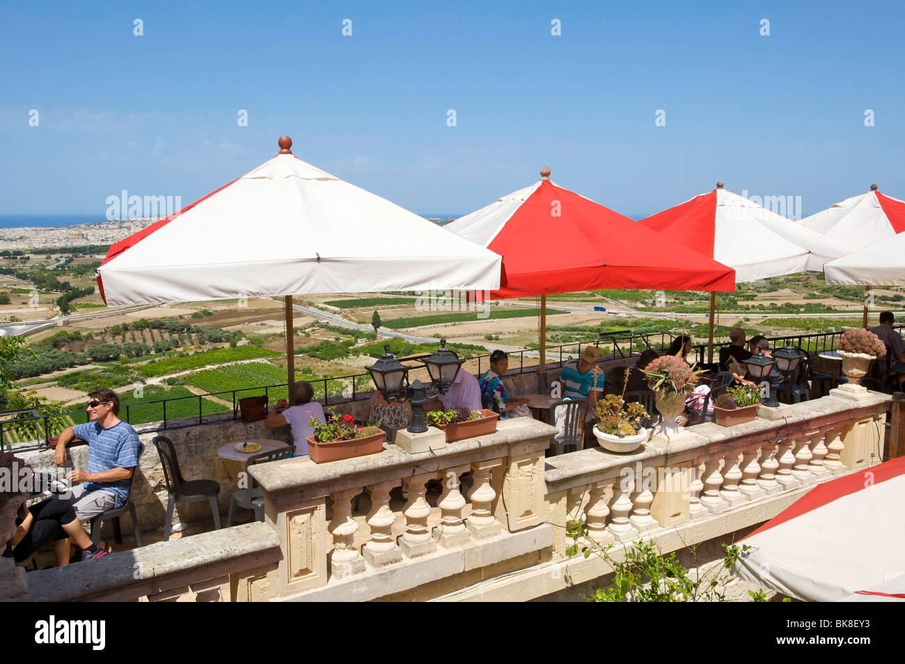 Restaurant in Mdina, Malta, Europe Stock Photo Alamy