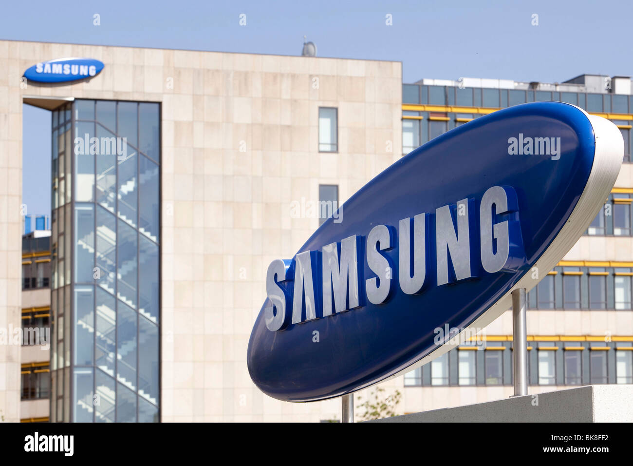 Samsung Electronics GmbH company headquarters in Germany Schwalbach, Hesse, Germany, Europe Stock Photo