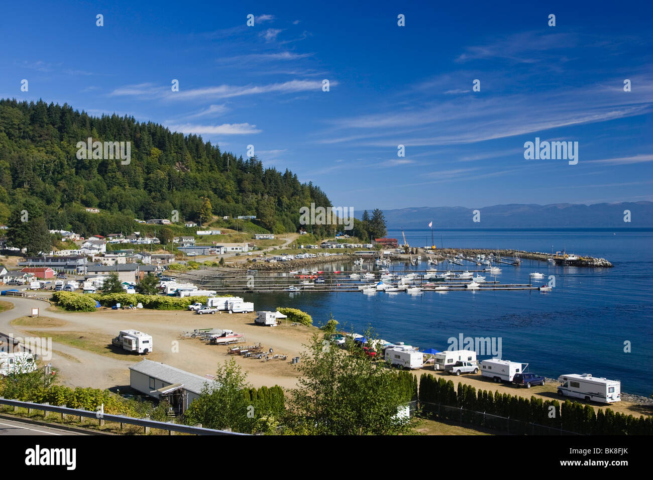 Fishing village Sekiu, West Coast, Olympic Peninsula, Pacific