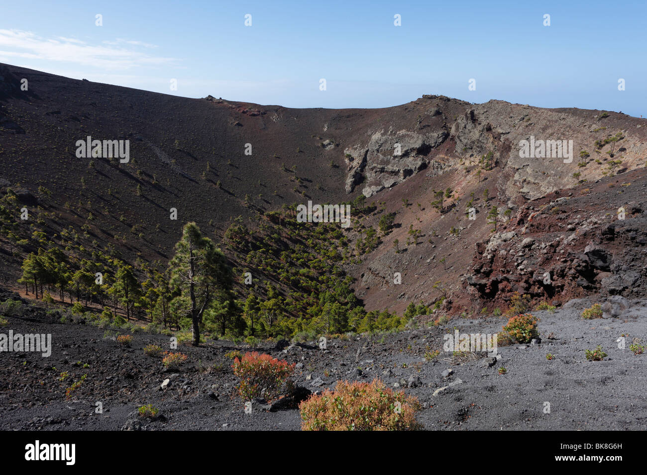 San Antonio Volcano near Fuencaliente, La Palma, Canary Islands, Spain, Europe Stock Photo