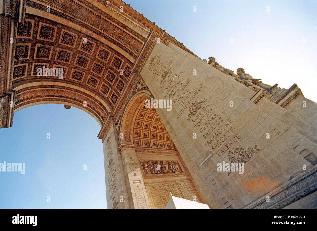Arc de Triomphe, triumphal arch, Paris, France, Europe Stock Photo