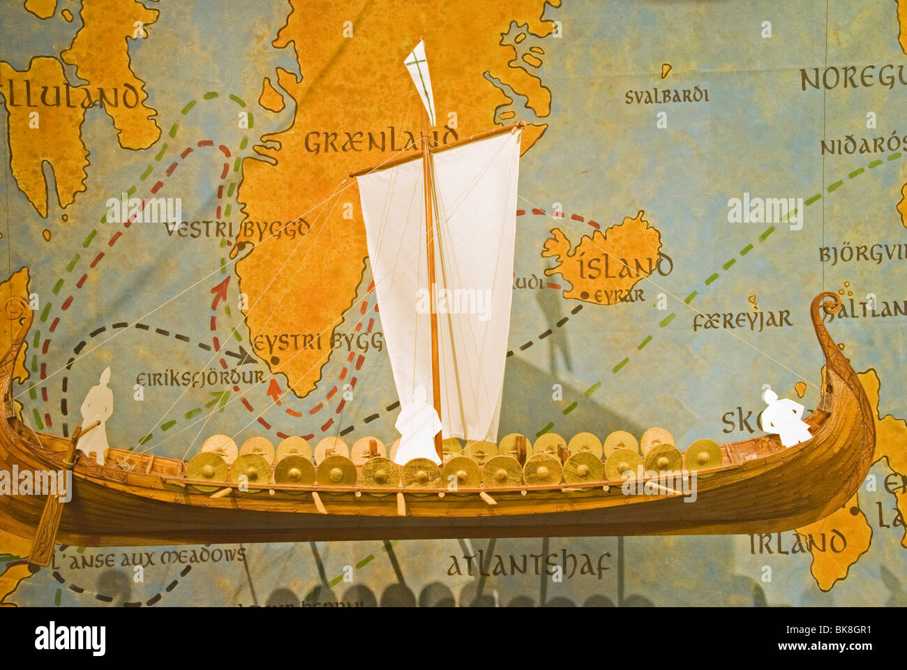 Viking map hi-res stock photography and images - Alamy