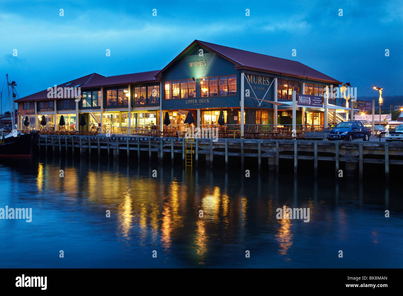 Mures Seafood Restaurant, Victoria Dock, Hobart, Tasmania, Australia Stock Photo - Alamy