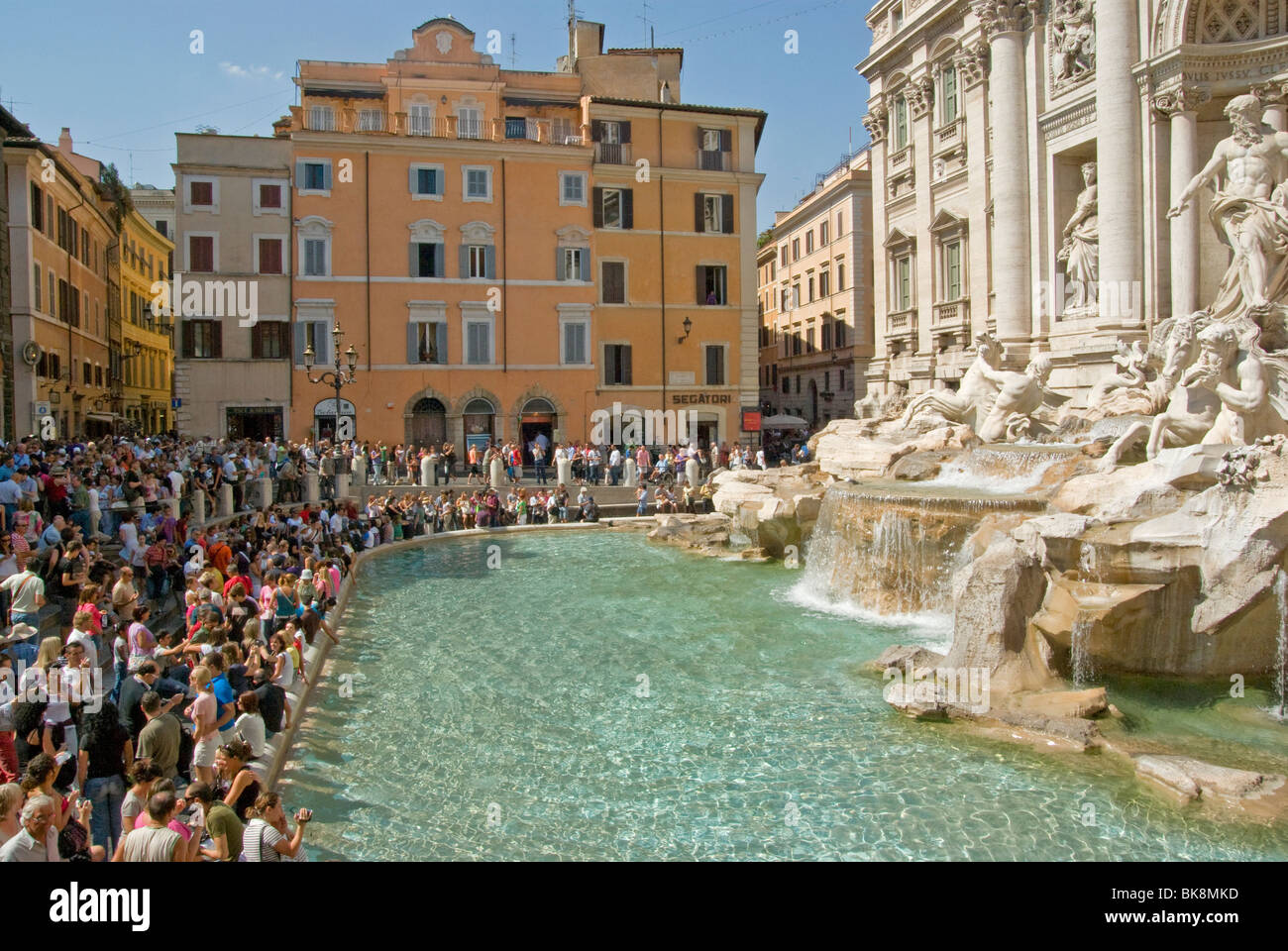 The Trevi Fountain Stock Photo