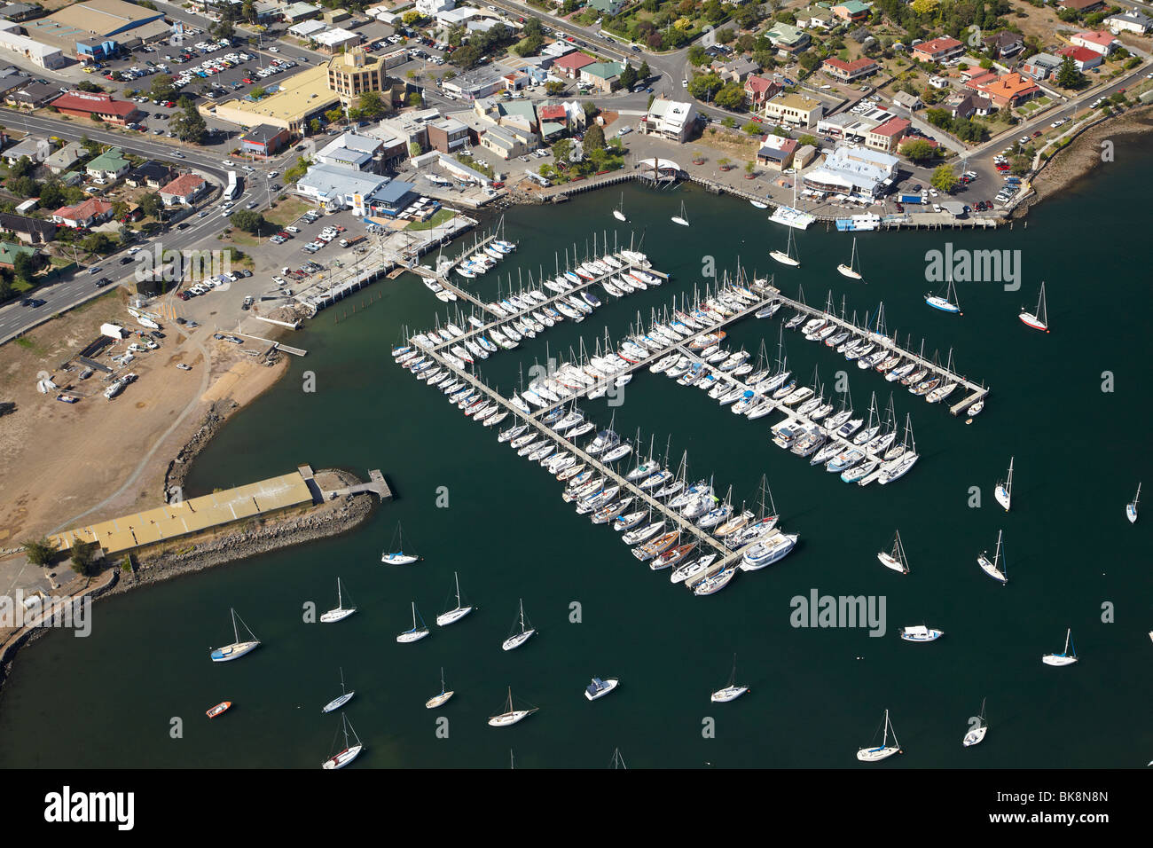 Marina, Kangaroo Bay, Bellerive, Hobart, Tasmania, Australia aerial
