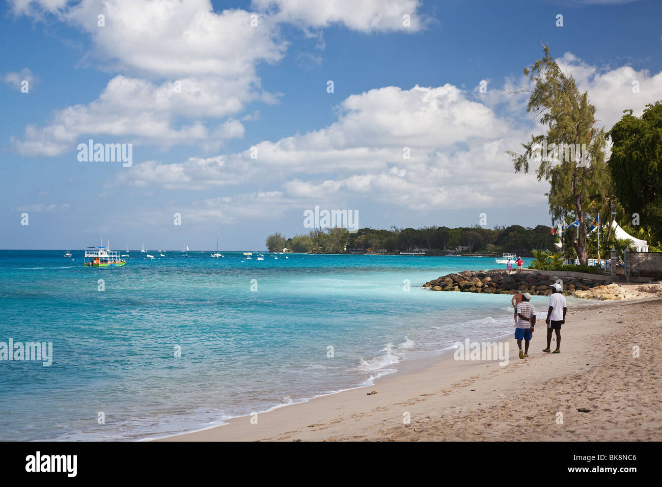 Platinum Coast, St James, West Coast, Barbados, Beach, Carribean, West Indies, Stock Photo