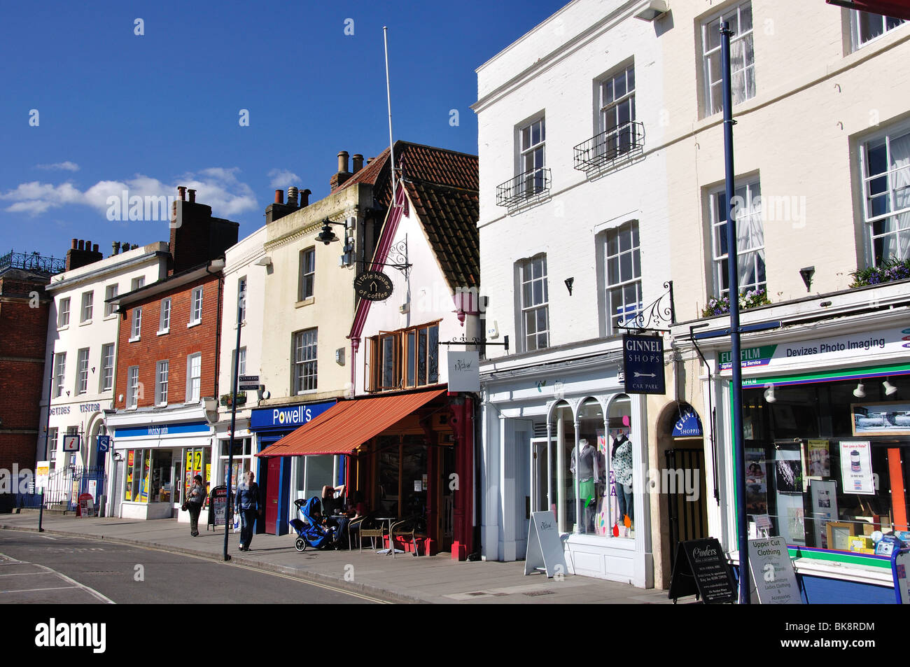 Market Place, Devizes, Wiltshire, England, United Kingdom Stock Photo