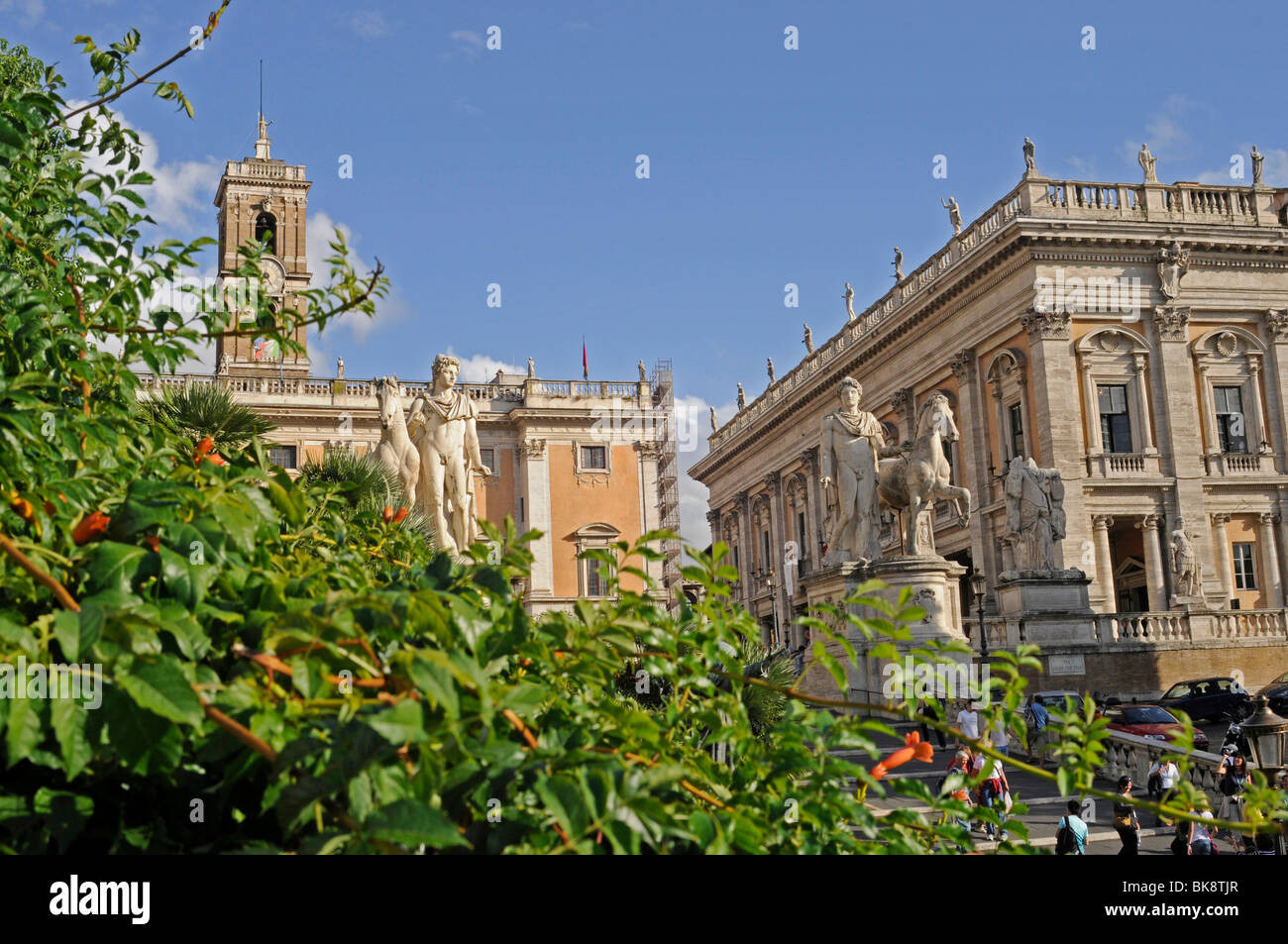 Piazza Campidoglio, Campidoglio, Capitoline Hill, Rome, Lazio, Italy, Europe Stock Photo