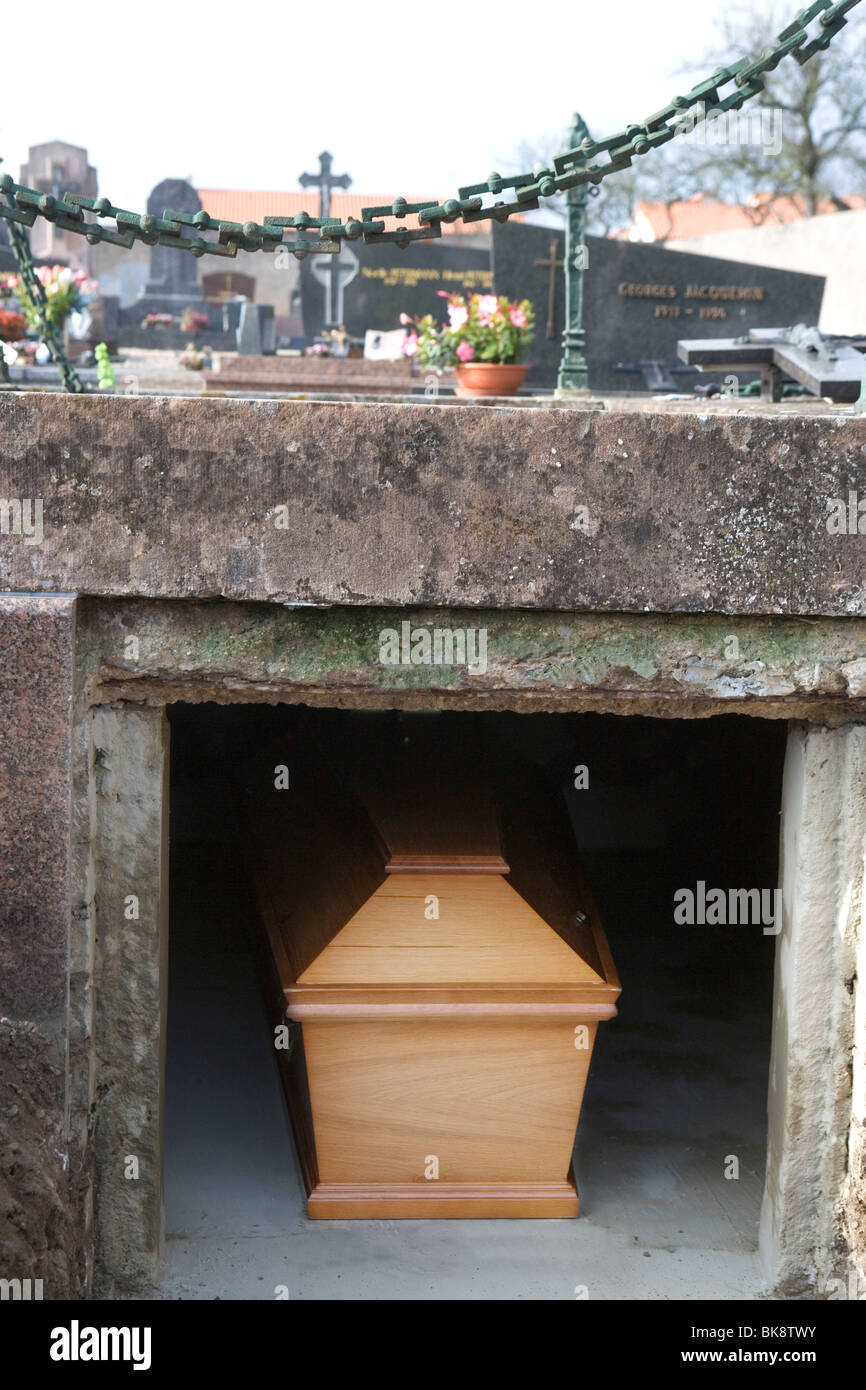 Burial service Stock Photo