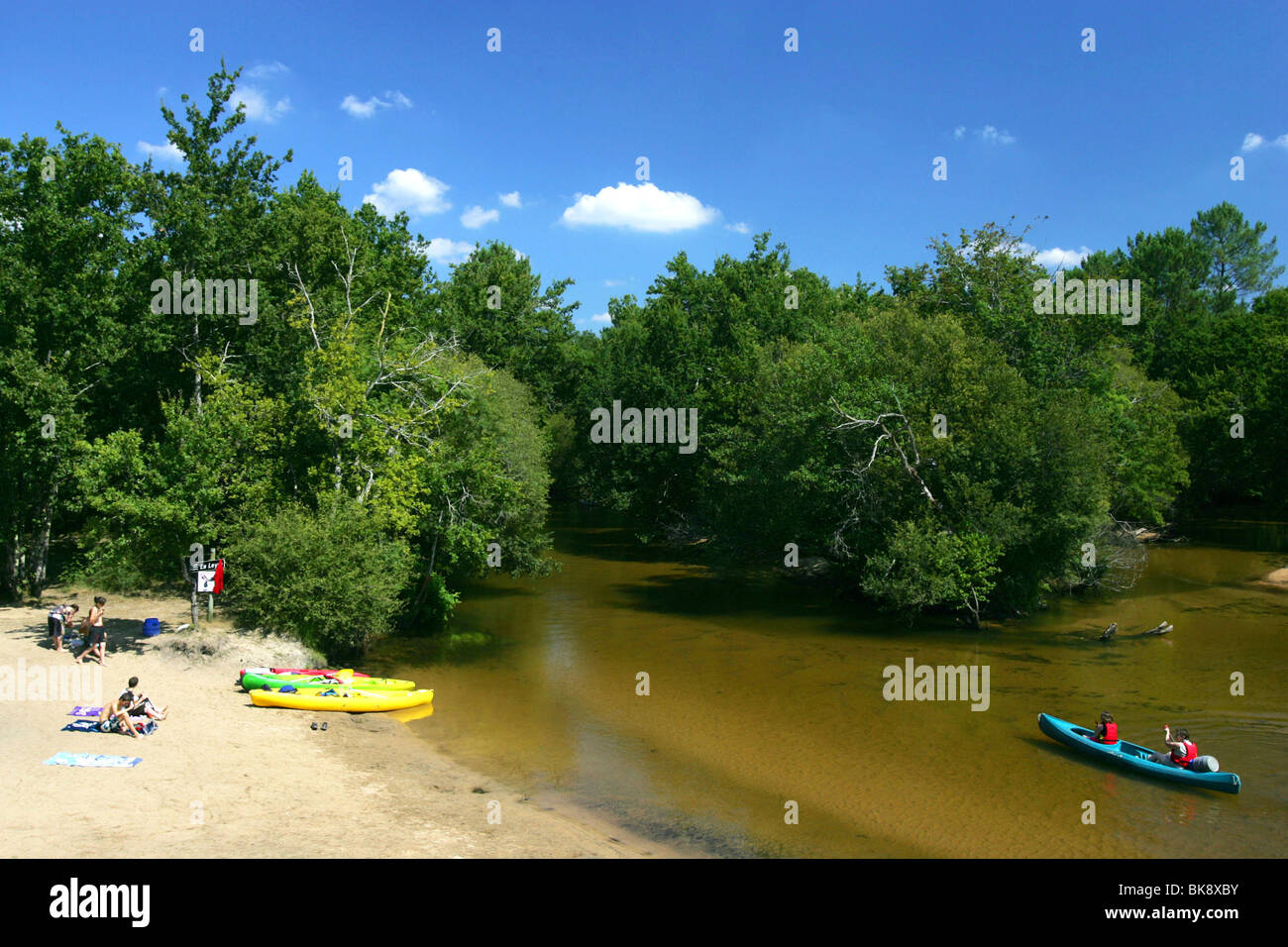 The Leyre Delta (33) Stock Photo