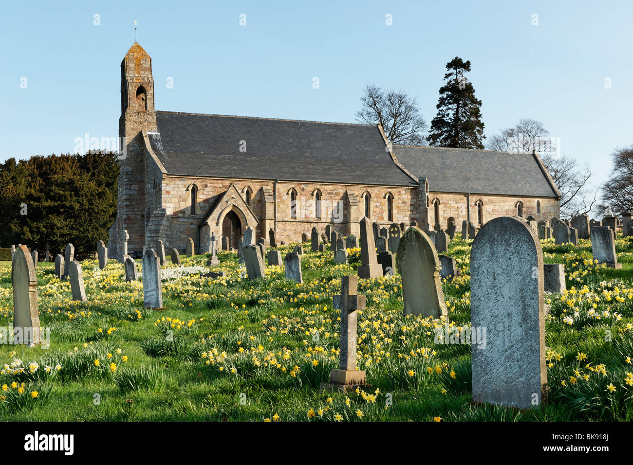 Parish Church of St Michael and All Angels, Ford, Northumberland Stock Photo 29087426 Alamy