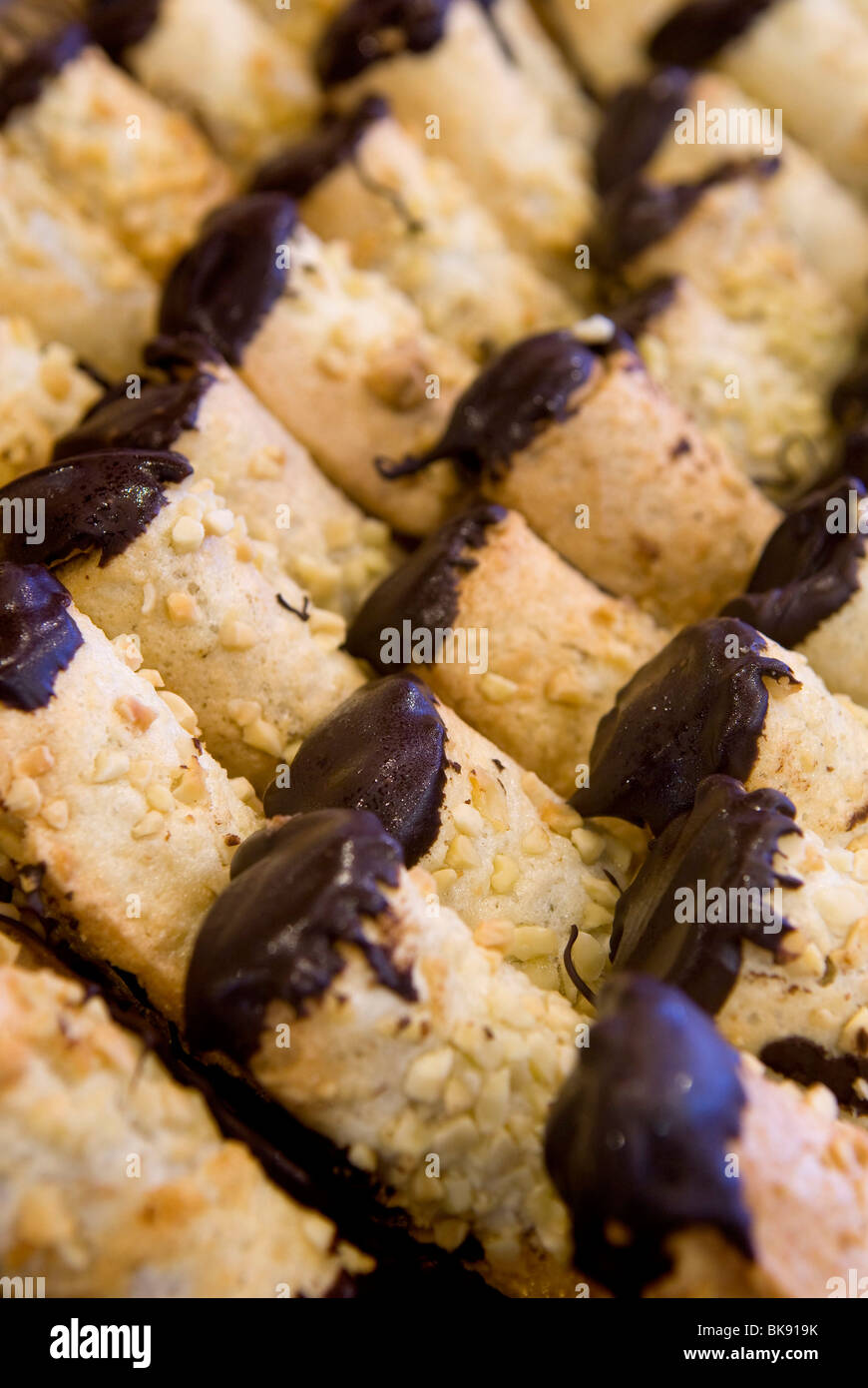 Pastry called the 'Mirliton du Pont-Audemer' Stock Photo