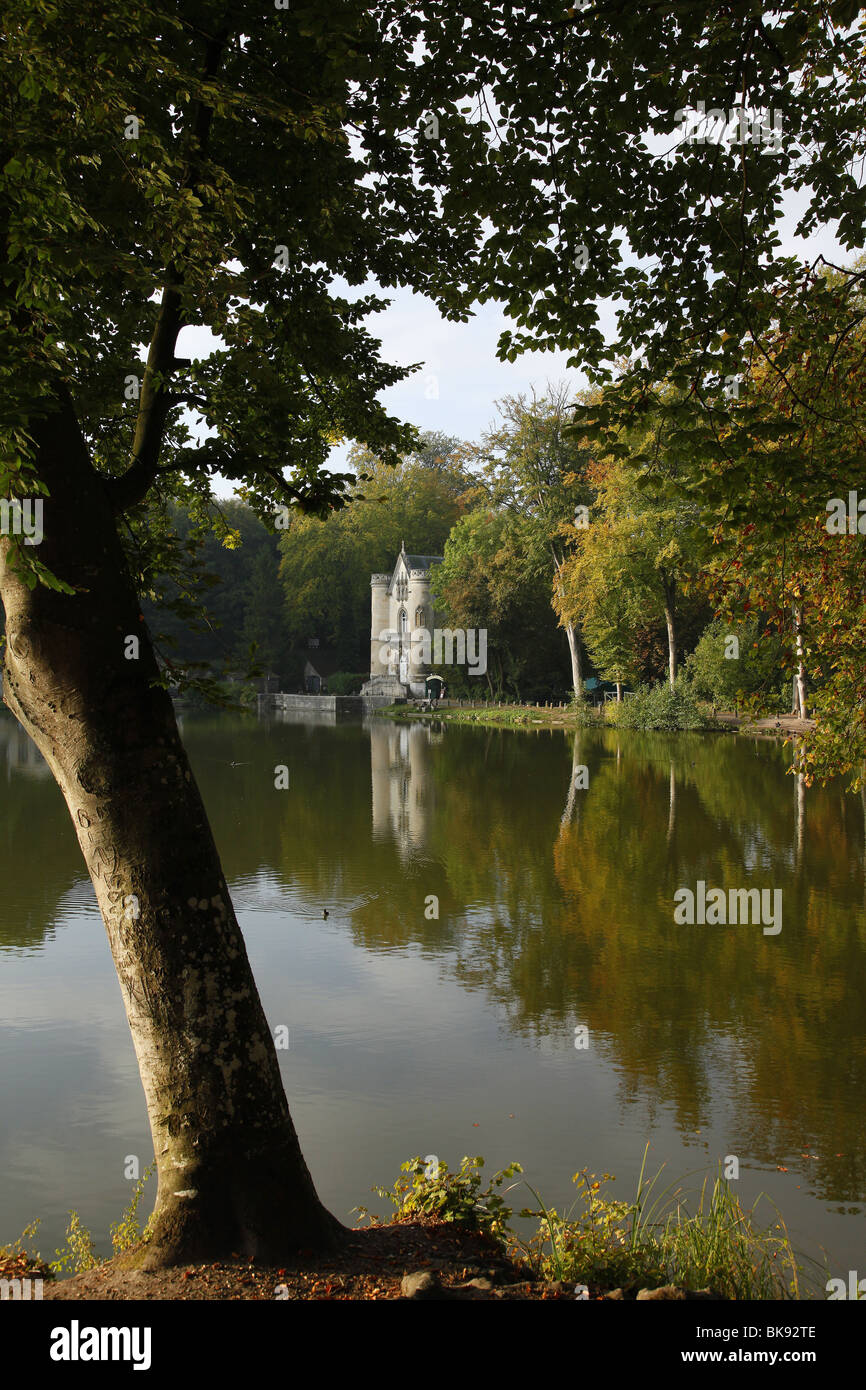 Ponds of Commelles, in the forest of Chantilly (60) Stock Photo