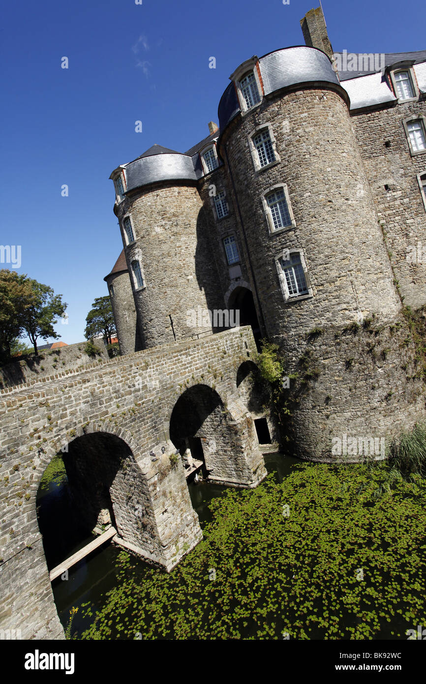 Boulogne sur Mer (62) : the castle Stock Photo