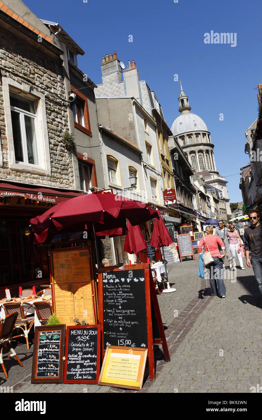 Boulogne sur Mer (62) : the Old Town Stock Photo