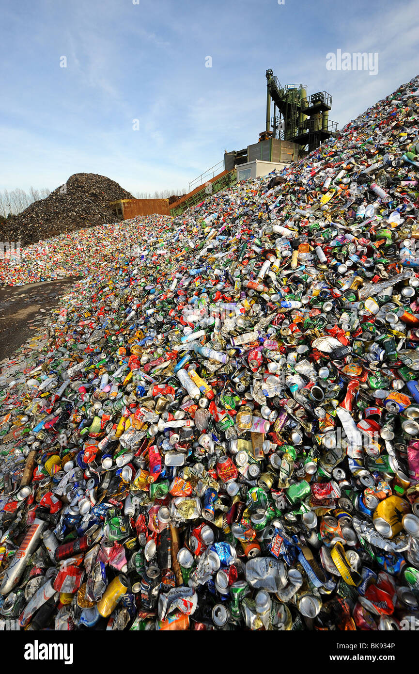 Waste management site Stock Photo Alamy