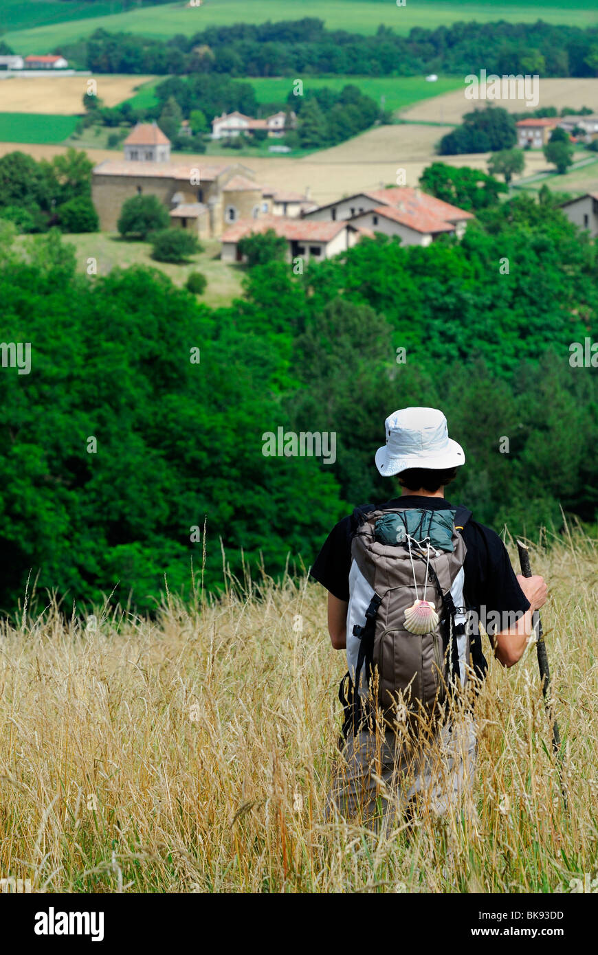 Saint Romain de Surieu (38) Pilgrim Stock Photo Alamy