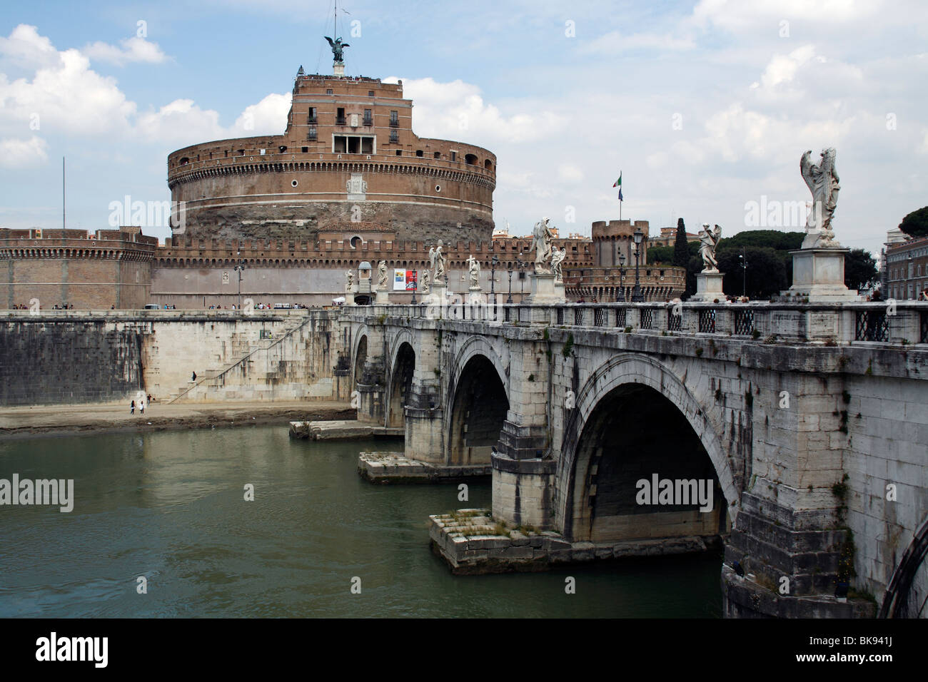 Castel Sant'Angelo in Rome Stock Photo