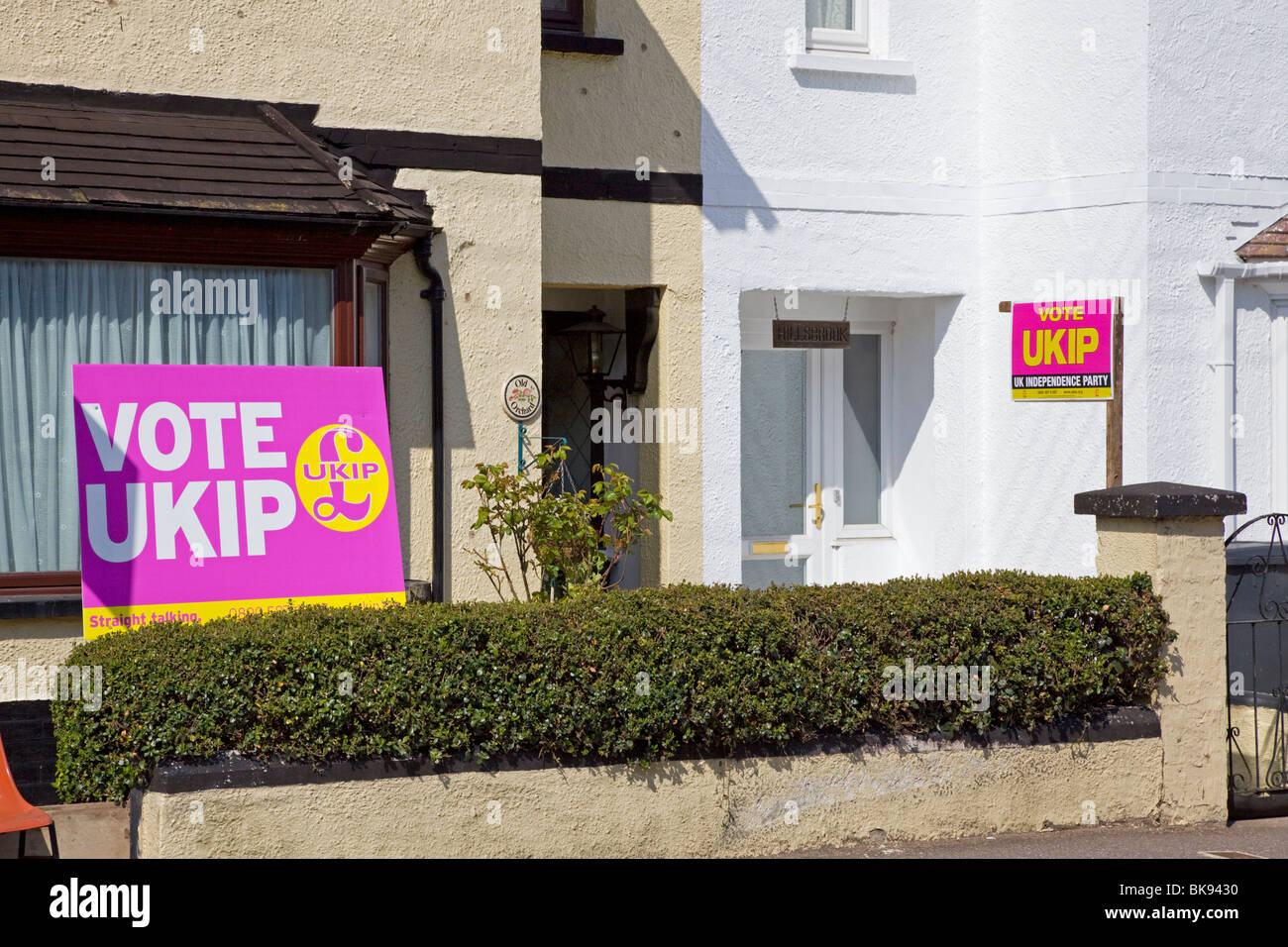 UKIP poster for UK General Election 2010 Stock Photo