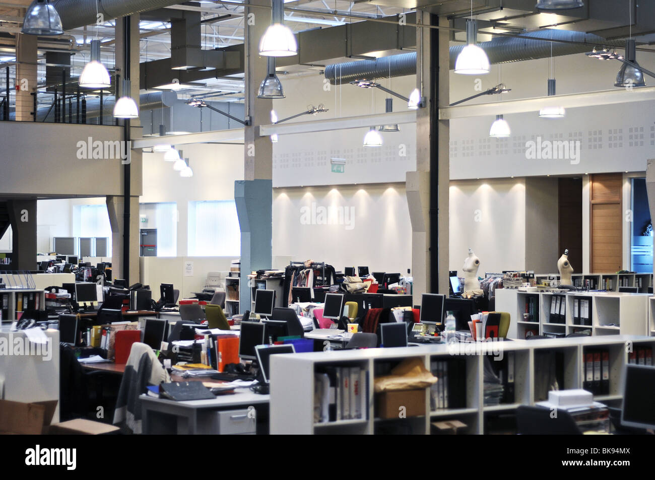 An Open Plan Office Space Of A High Street Clothing Company