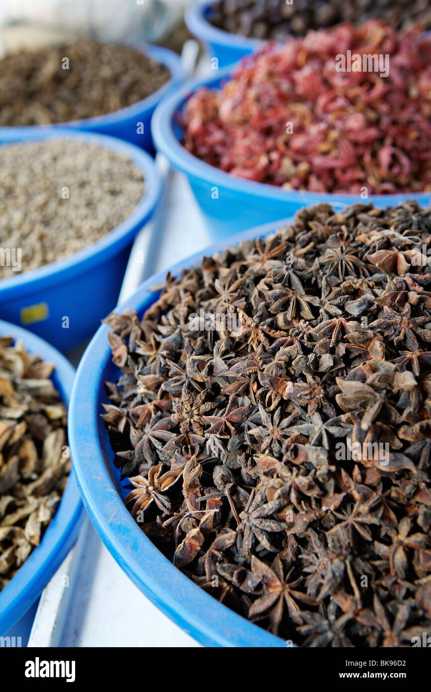 Spices in a spice shop in Kumily, Kerala, India Stock Photo Alamy