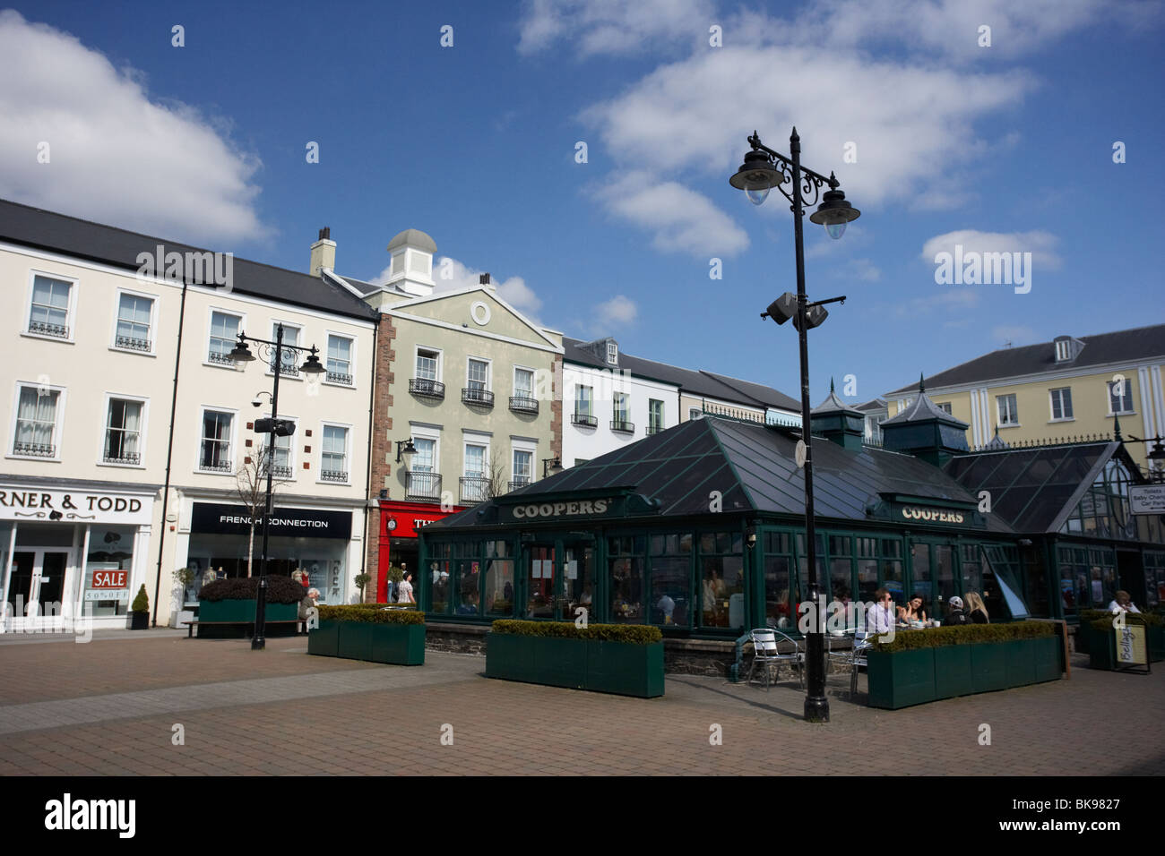 lisburn market square lisburn city centre county antrim northern ireland uk Stock Photo