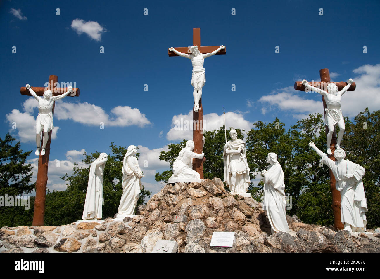 The Calvary Of St Louis Marie Grignion De Montfort At Pontchateau In Stock Photo Alamy