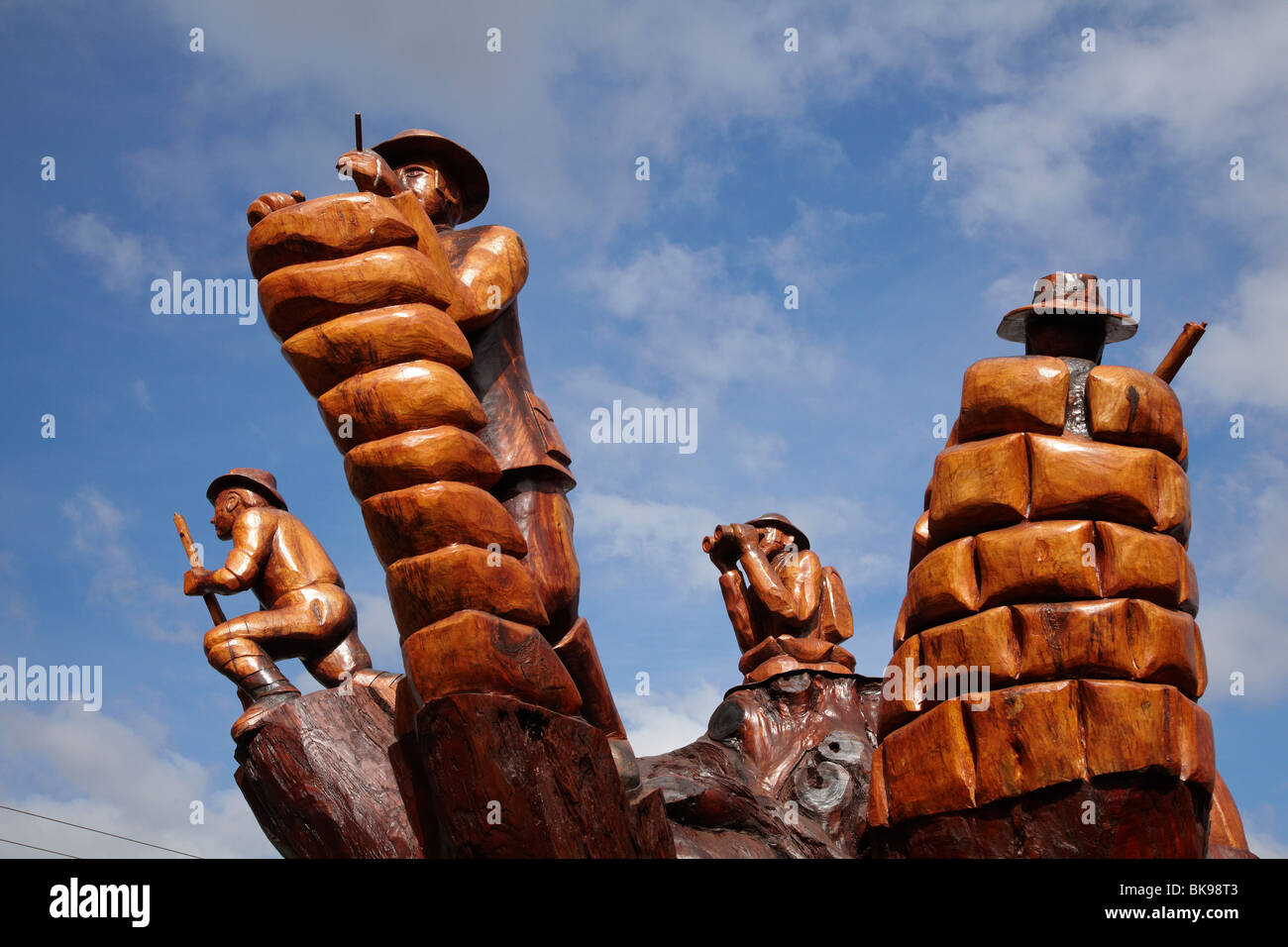Wooden Carving, Legerwood, near Scottsdale, Eastern Tasmania, Australia