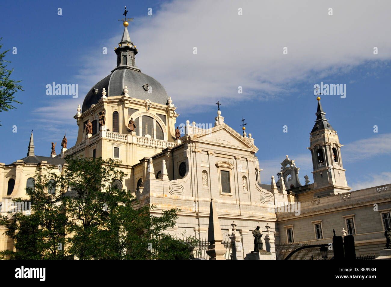 Catedral Nuestra Senora de la Almuneda Cathedral, Madrid, Spain, Iberian Peninsula, Europe Stock Photo