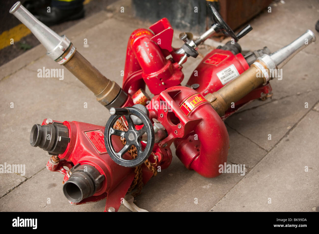 Fire Brigade Apollo Ground Monitor Stock Photo Alamy