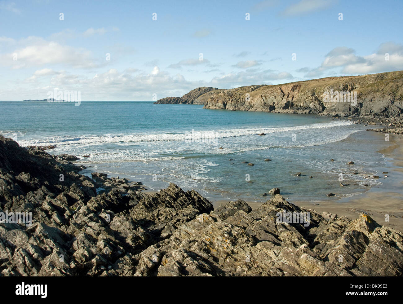 Whitesands Bay in Pembrokeshire West Wales Stock Photo Alamy