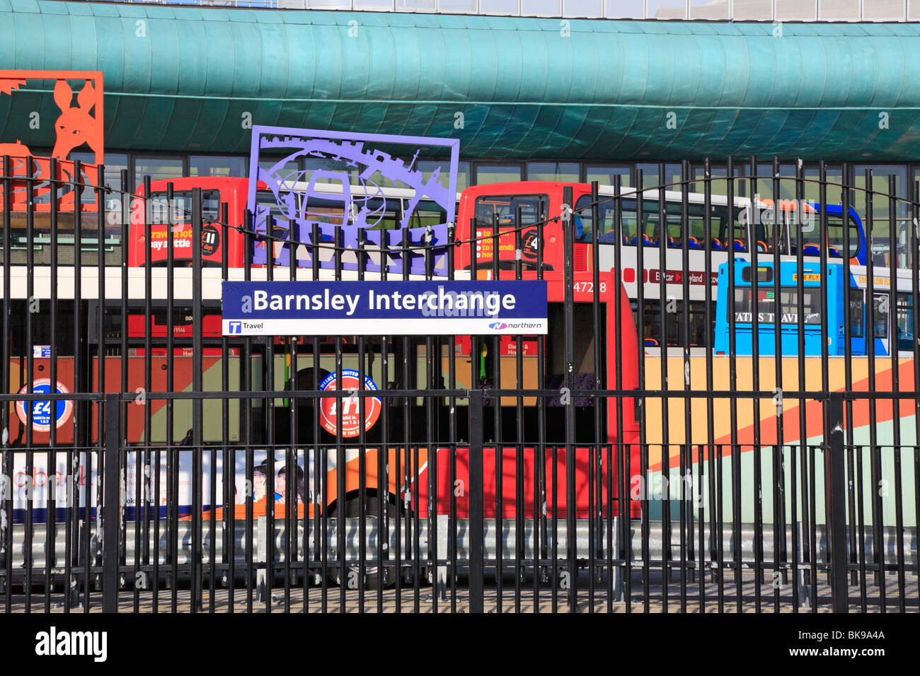 Barnsley Interchange, Barnsley, South Yorkshire, England, UK Stock
