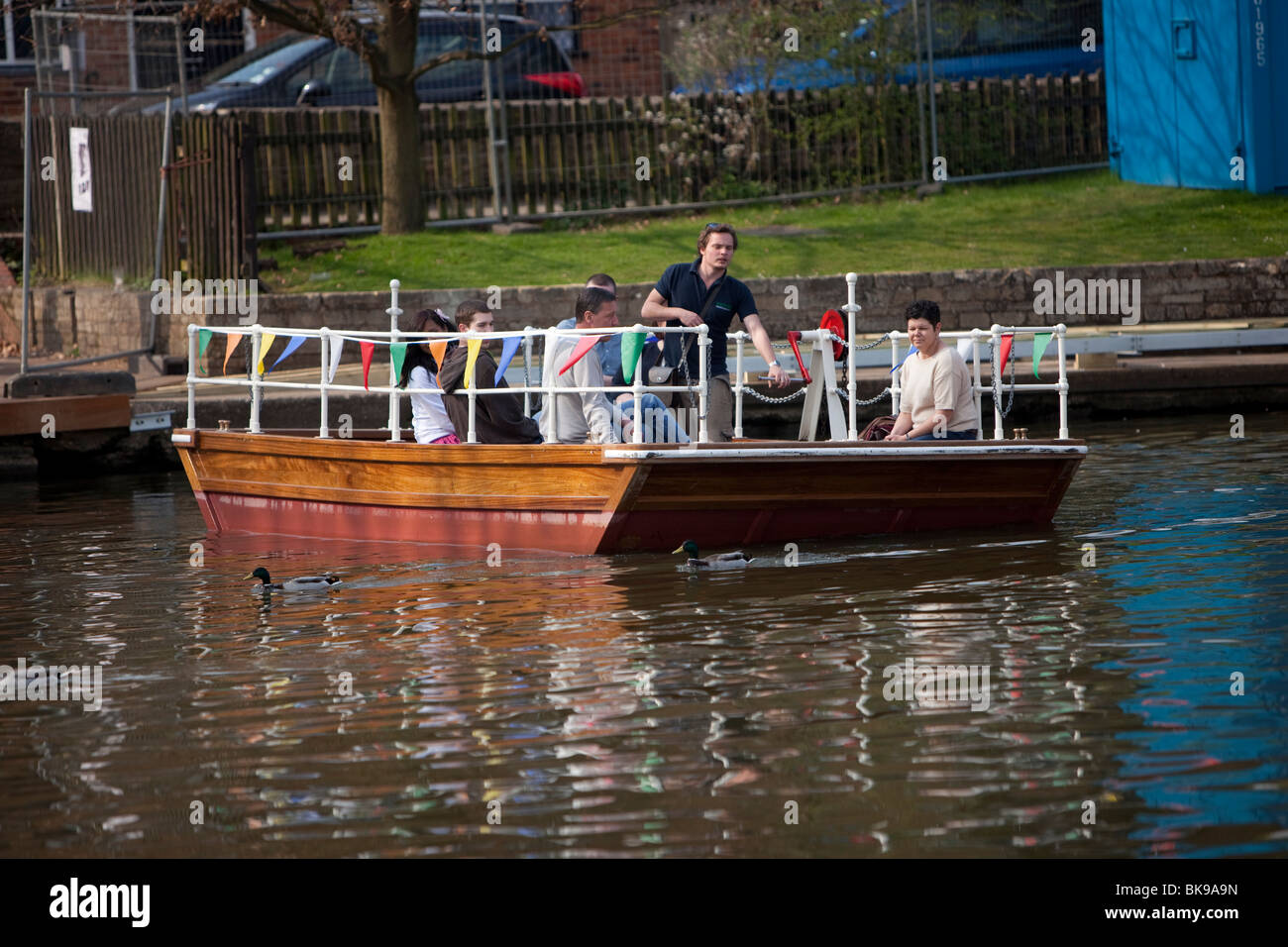 Had driven chain link ferry over the River Avon at Stratford Upon Avon